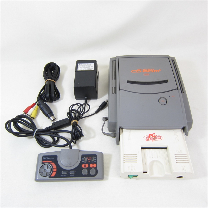 PCEngine SUPER CD ROM Console System + PCEngine Import JAPAN Game