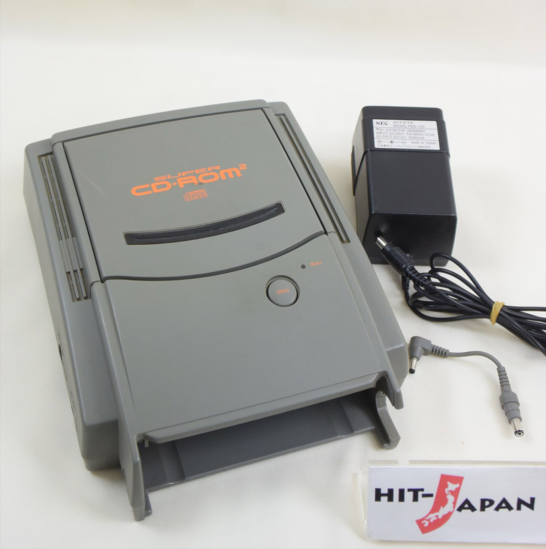 PCEngine SUPER CD ROM Console System PICD1 No Sound JAPAN Ref