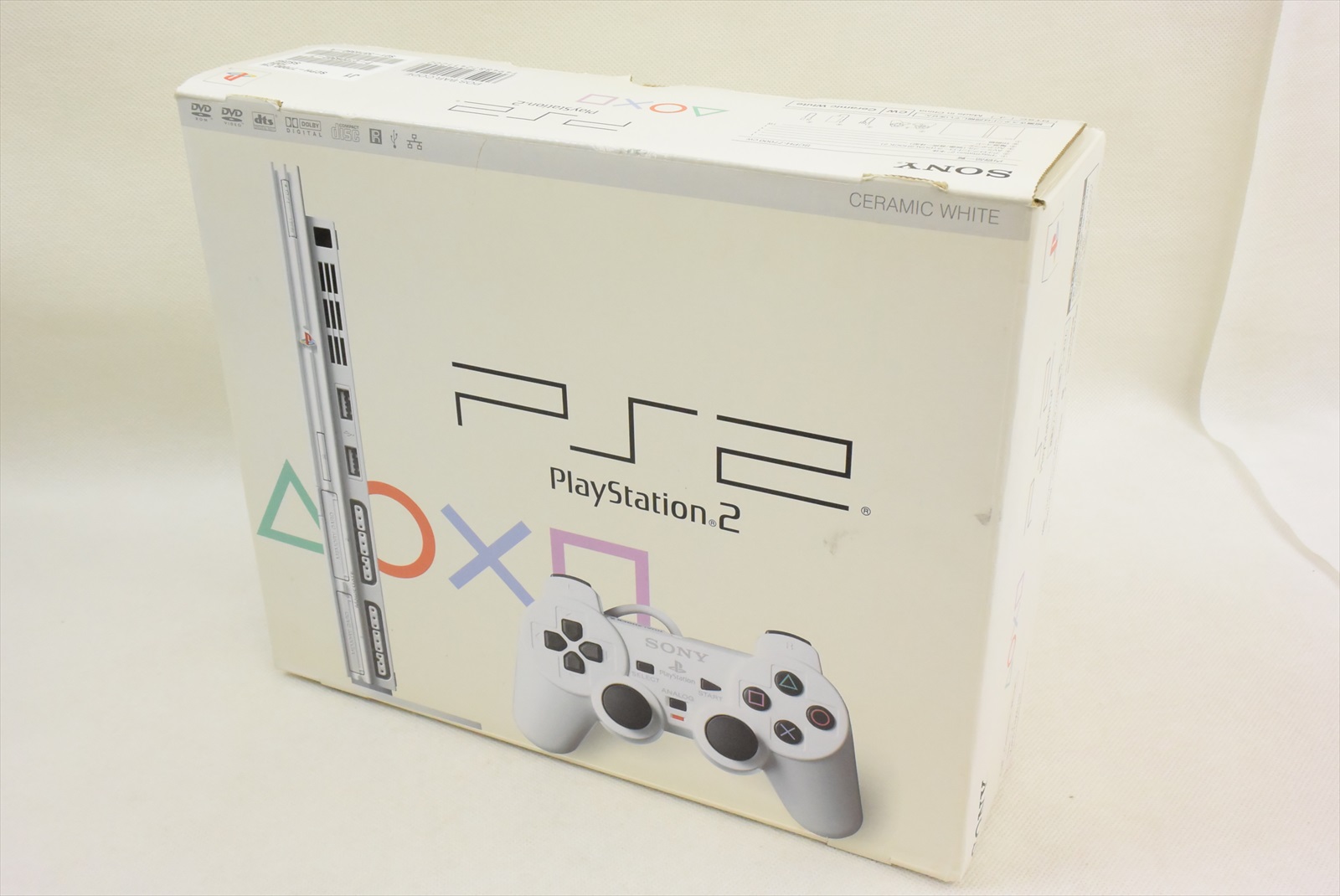 Ps Playstation Ceramic White Slim Console System Boxed Scph