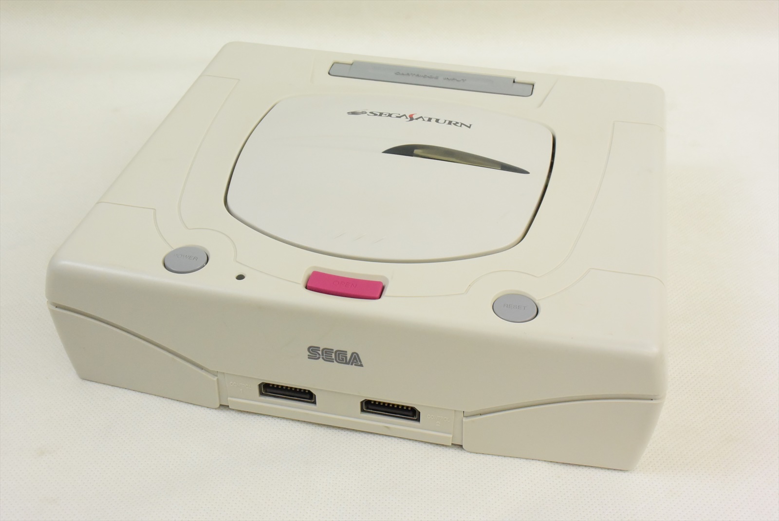 Sega Saturn SS Console System Ref/B7D210650 WHITE HST-3220 Tested JAPAN ...