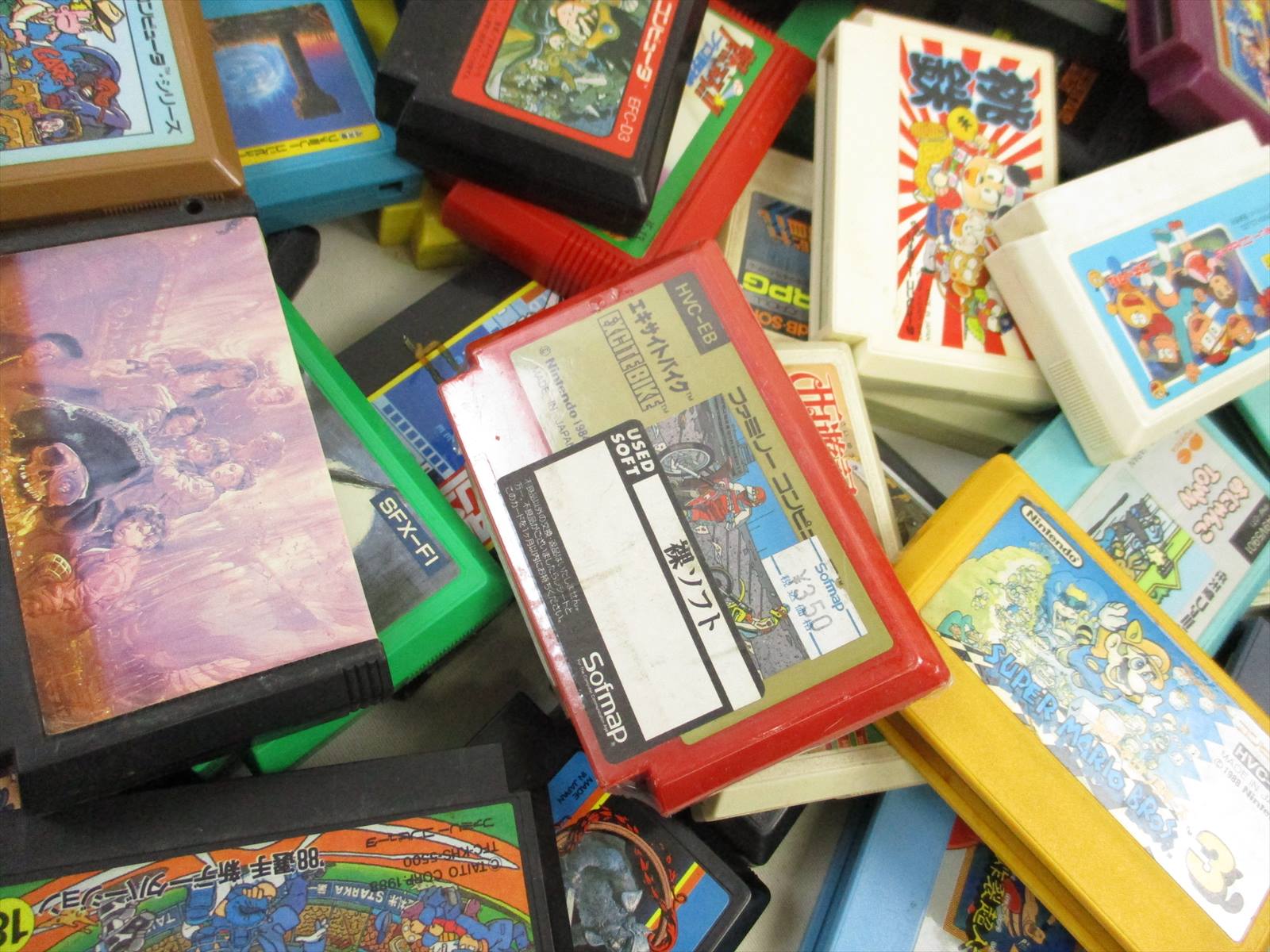 WHOLESALE Lot 100 Nintendo FC Japan Video Game Cartridge