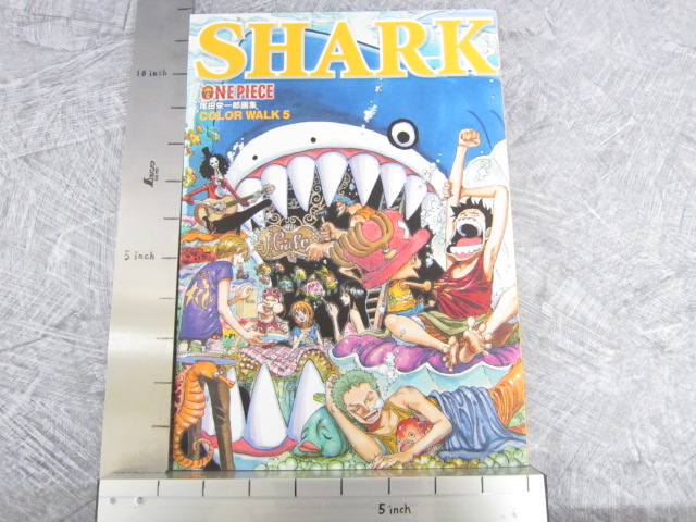 One Piece Gashu Color Walk 5 Shark Eiichiro Oda Illustration W Poster Art Book Ebay