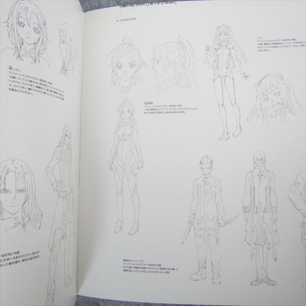 GUILTY CROWN Animation Notebook Art Material Illustration