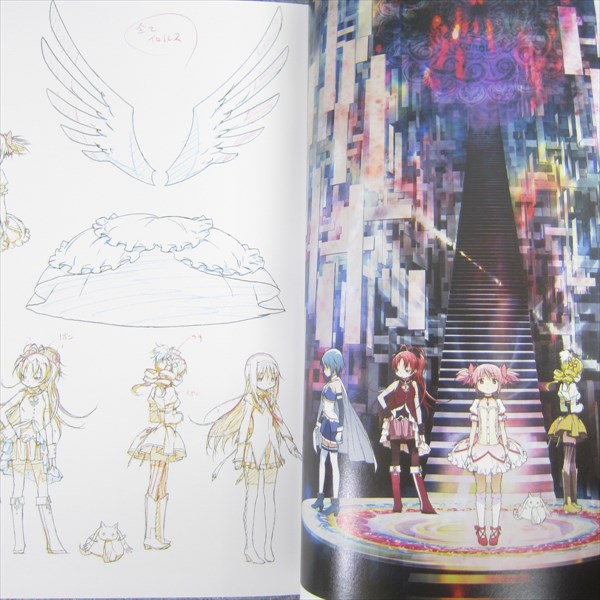 MADOKA MAGICA Puella Magi Opening Key Animation Note Art Works Design Book *