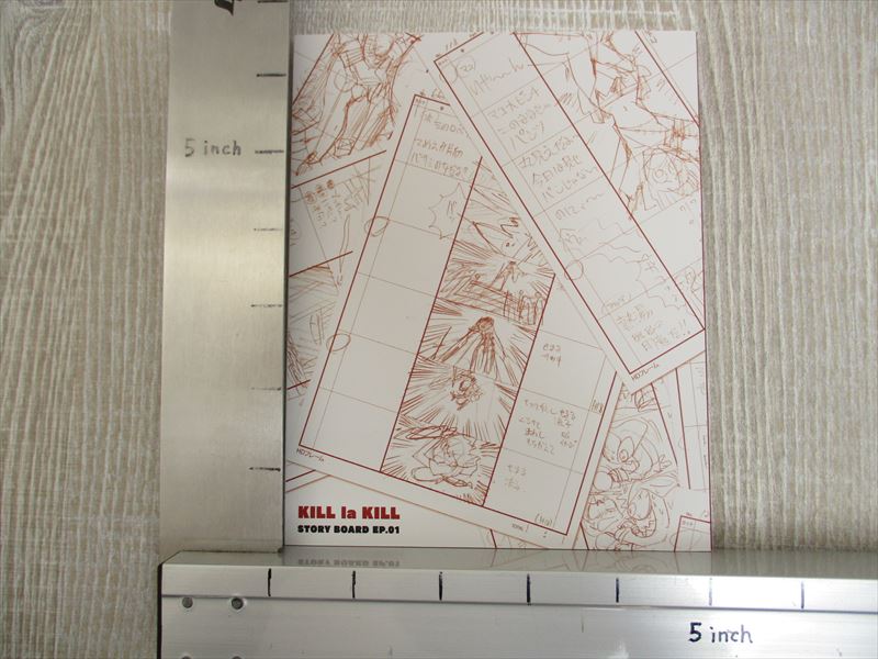 【新品　三冊セット】KILL la KILL STORY BOARD EP.01 Kill la Kill Key Art Collection Story Board Book Complete