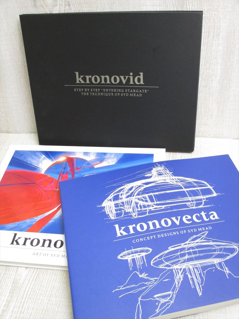 Syd Mead KRONOLOG Complete Art Set Illustration Book w/LD
