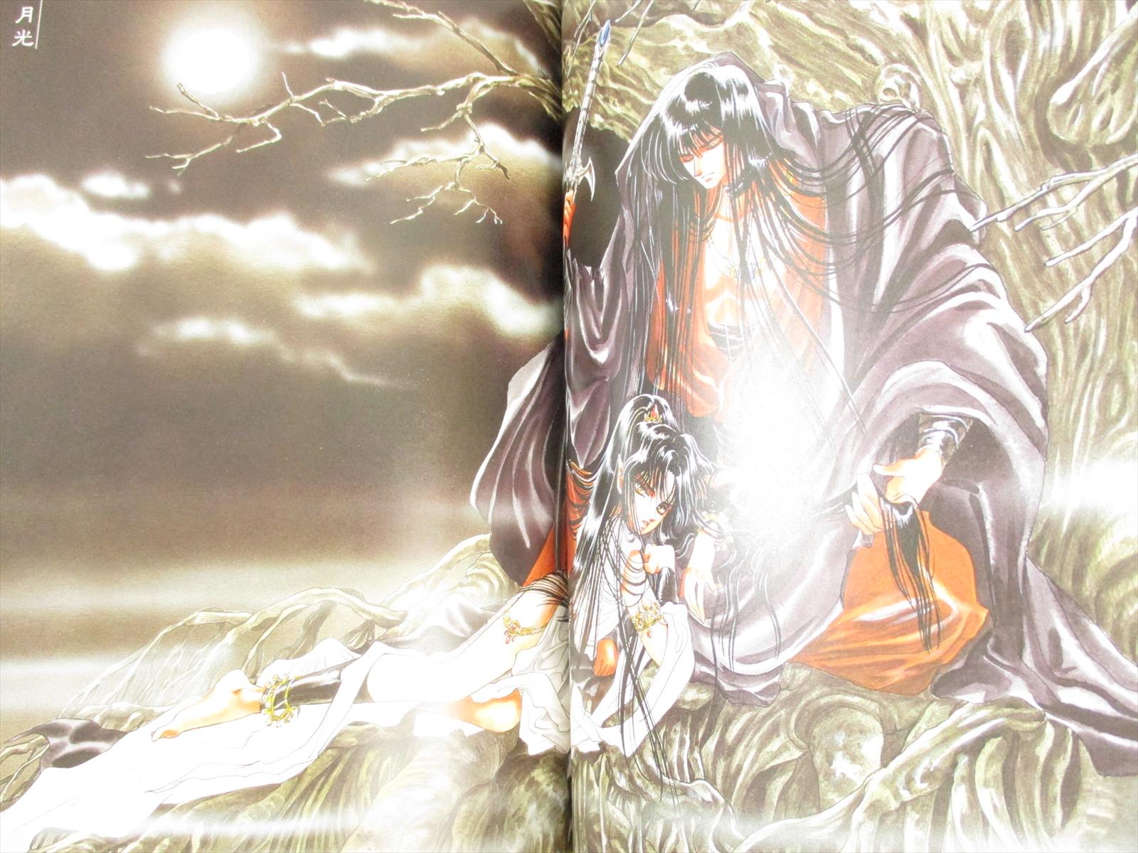 RG VEDA Illustration HITEN MUMA Art Book Complete Set CLAMP 2001