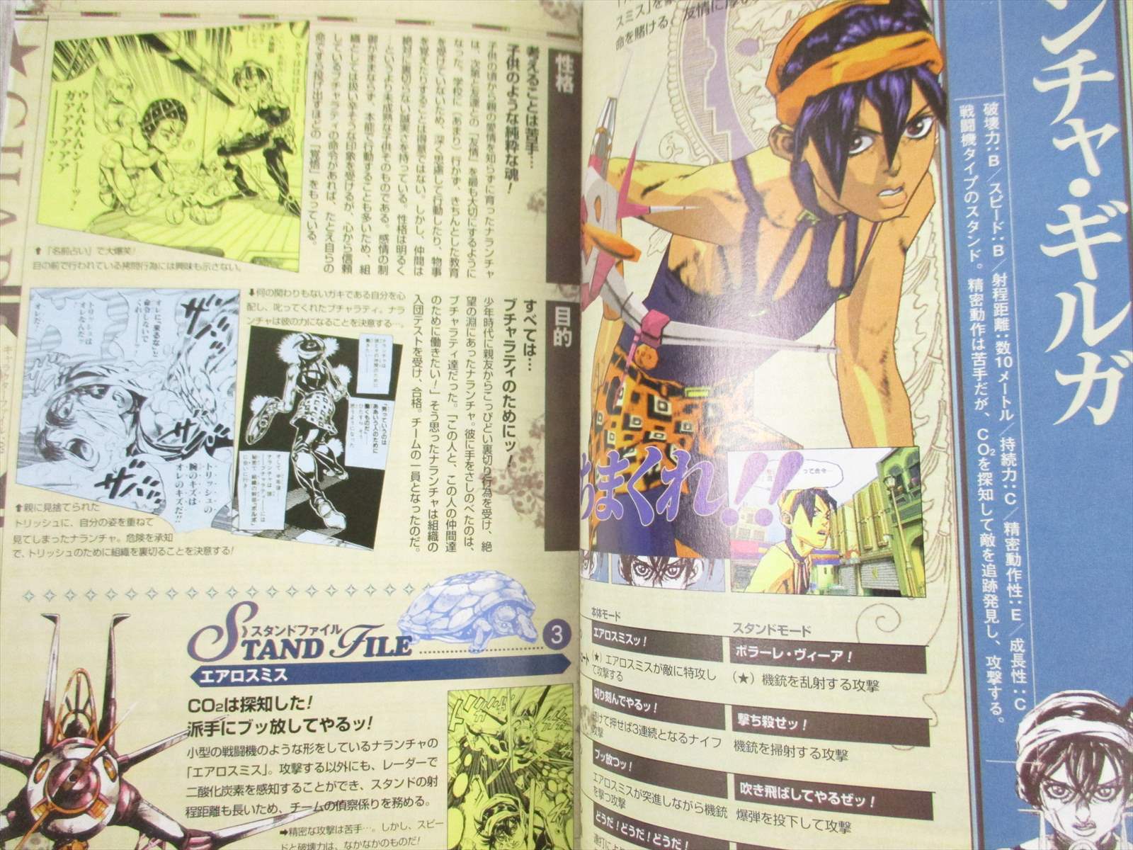 Jojo S Bizarre Adventure Ougon No Shippu Guide W Poster Ps2 Book Vj Ebay