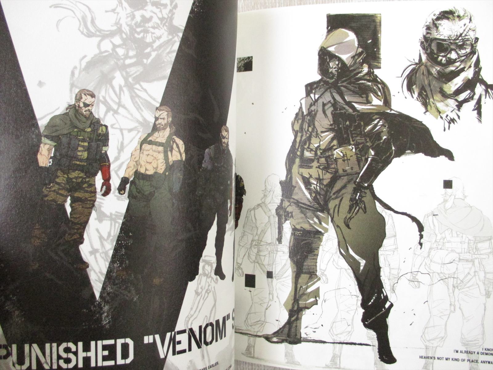 METAL GEAR SOLID V 5 Phantom Pain Art Fan Book w/Blu-ray & Map