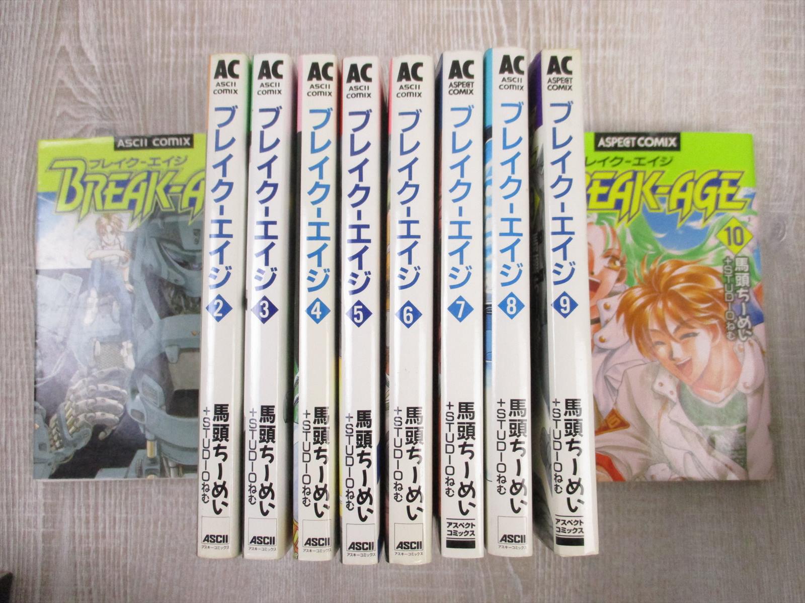 BREAK AGE Manga Comic Complete Set 1-10 Zhiemay Batow Japan