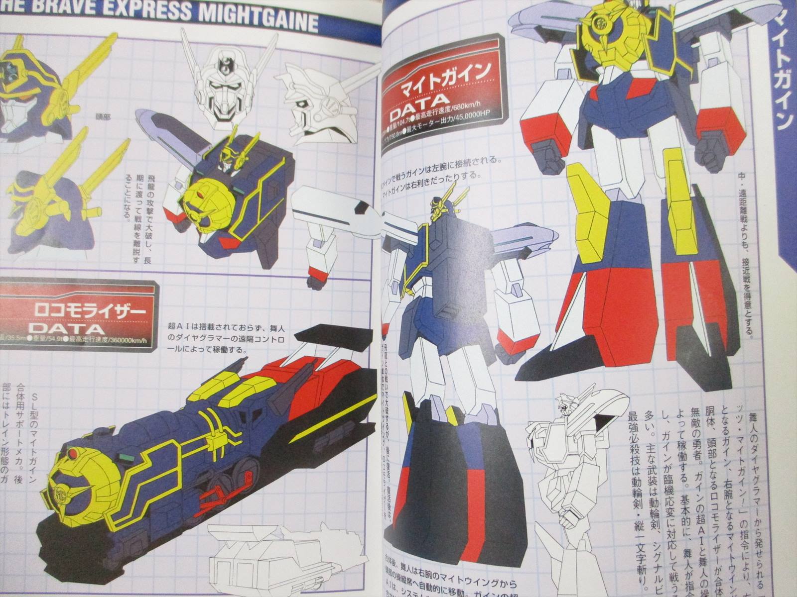 MIGHTGAINE Brave Express Might Gaine Data Collection Art Works Fanbook