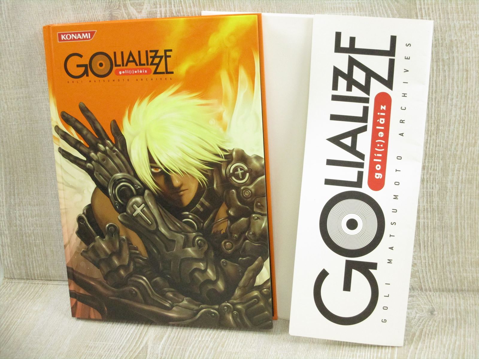 GOLI MATSUMOTO Archives GOLIALIZZE w//Posters Art Works Book KONAMI Ltd *
