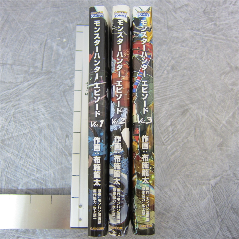 MONSTER HUNTER EPISODE w/Poster Comic Set 1-3 RYUTA FUSE