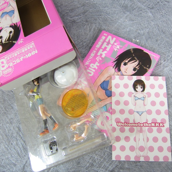 WELCOME TO THE NHK ni Youkoso 04 Ltd Comic w/Figure Postcard MISAKI