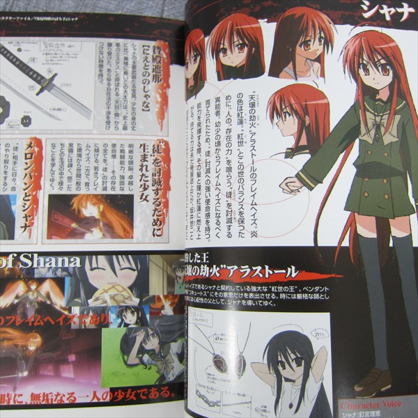Shakugan No Shana Anime No Subete W Poster Art Japan Book Mw30 Ebay