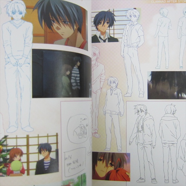 CLANNAD AFTER STORY Art Set KEY Lot of 7 Book in Case Japan Ltd