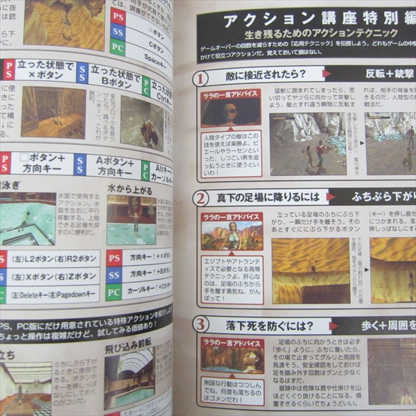 TOMB RAIDERS RAIDER Complete Guide PS Sega Saturn Japan Book