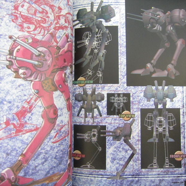 ARMORED CORE Official Data Book w/Papercraft Art Works PS1
