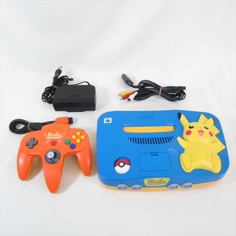 Nintendo 64 PIKACHU Pokemon Console System Import JAPAN Video Game 0144 ...