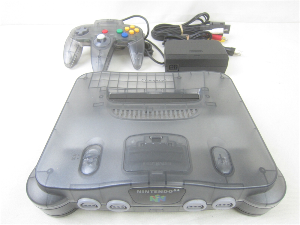 Nintendo 64 Dd System Randnet Starter Kit 64 Clear Black Console Free