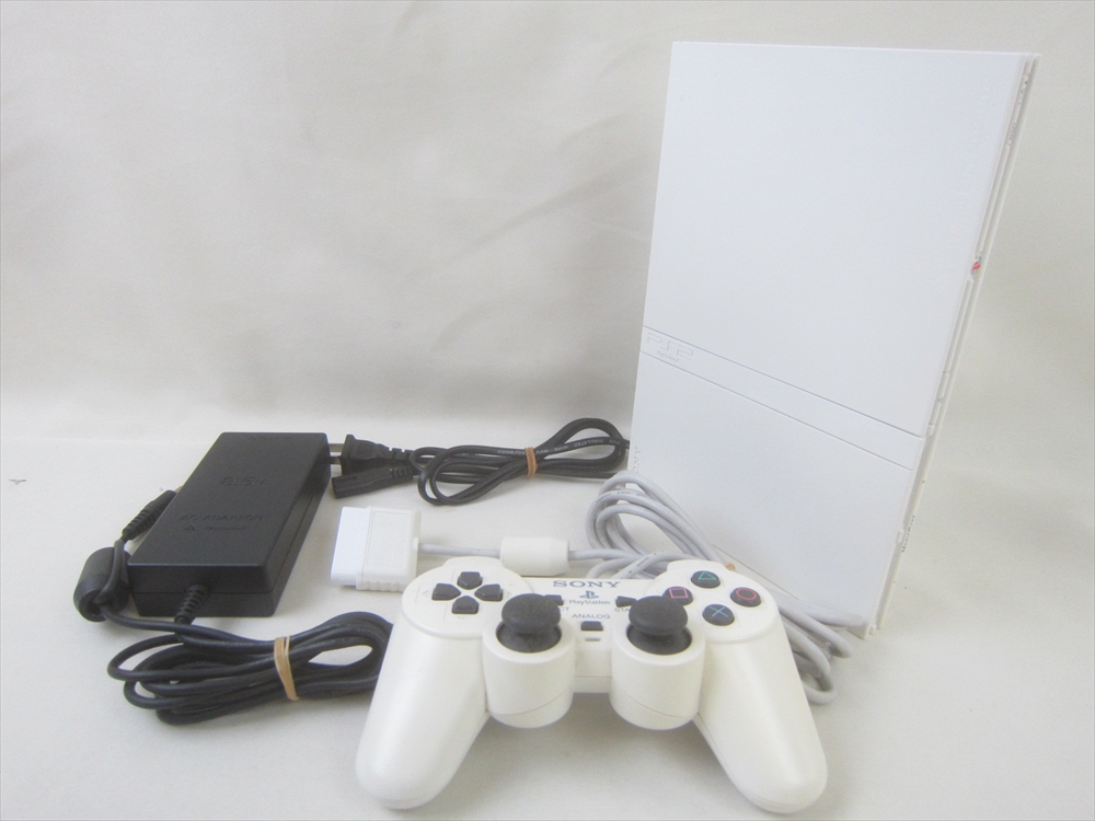 PS2 Slim Console System SCPH-75000 Ceramic White SONY Playstation 2 ...