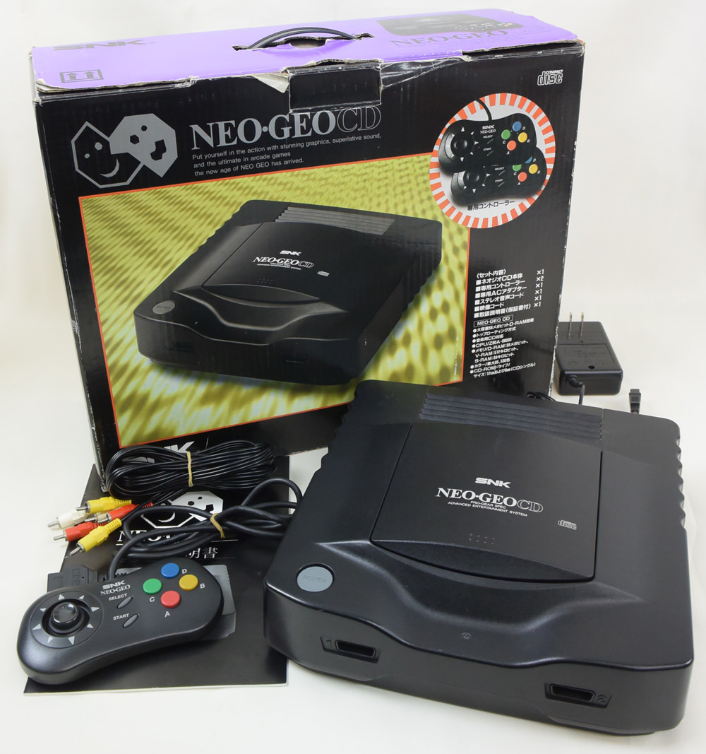 NEO GEO CD Console System Boxed Ref/0039663 SNK Tested "NTSC-J" | eBay
