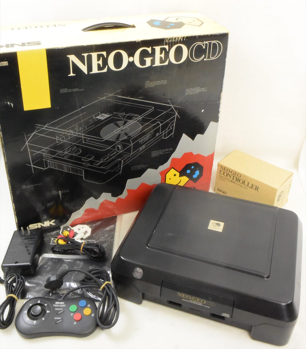 NEO GEO CD Front Loading Console System SNK Neogeo Boxed Ref/022285 ...