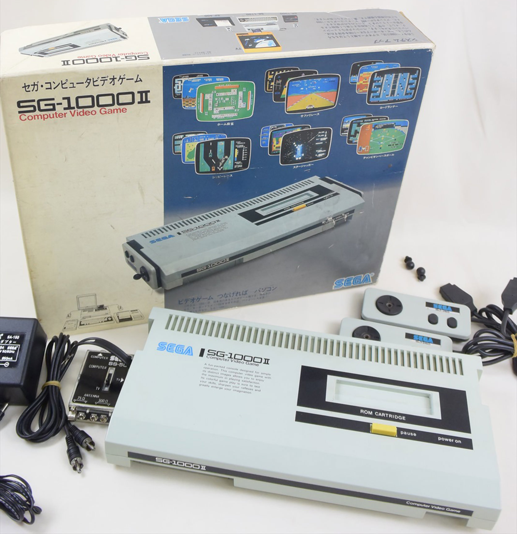 SEGA SG 1000 II Console System Boxed Tested Made in JAPAN Game B Ref ...