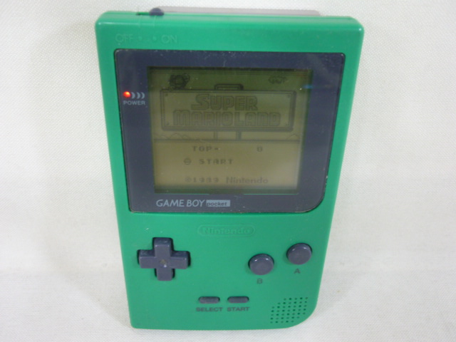 Nintendo Game Boy Pocket Console System Green MGB 001 0239  