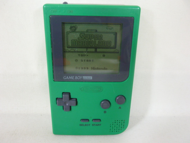 Nintendo Game Boy Pocket Console System Green MGB 001 0748  