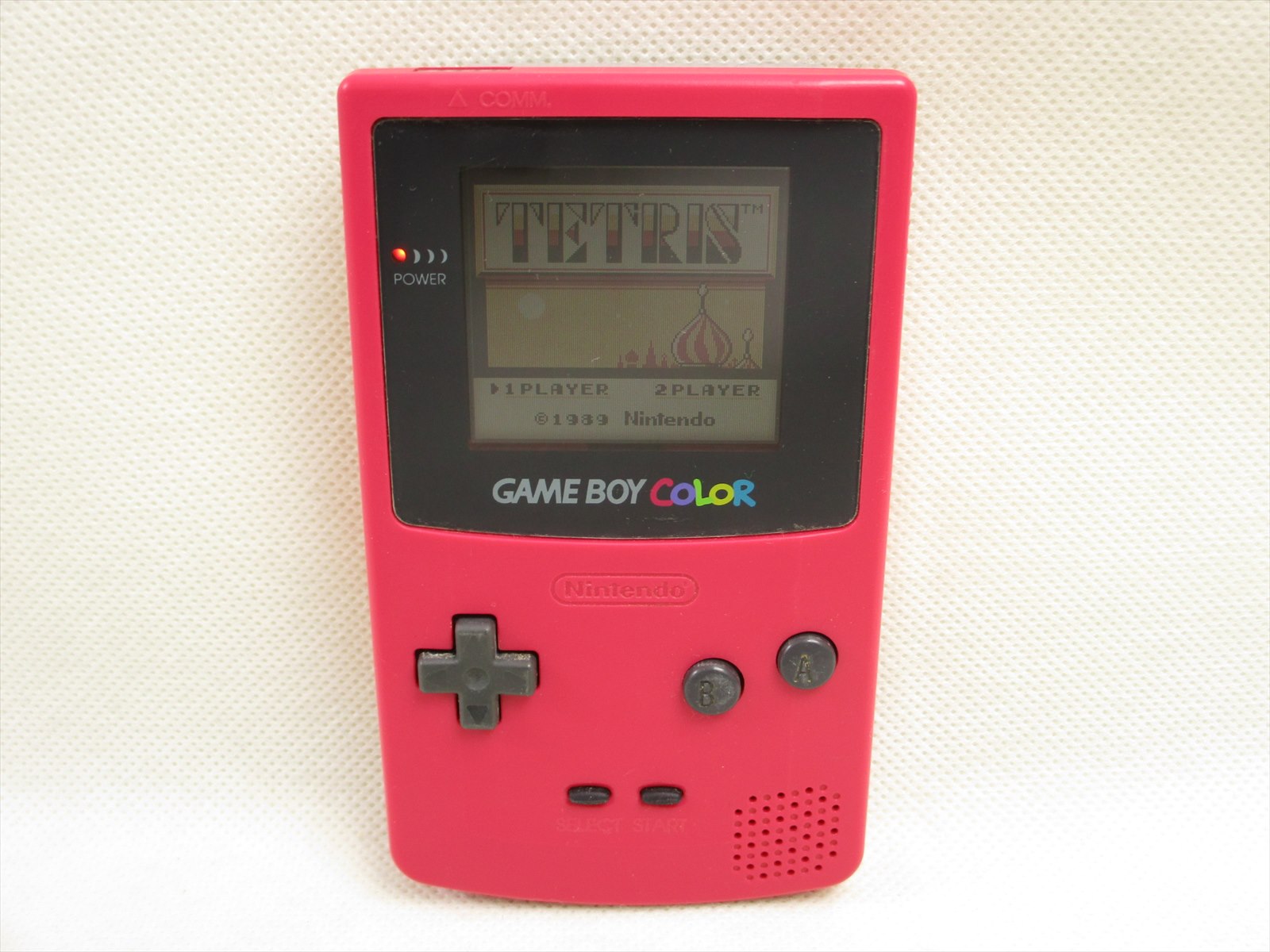 Nintendo GAME BOY COLOR Red Console CGB-001 Gameboy FREE SHIP Tested ...