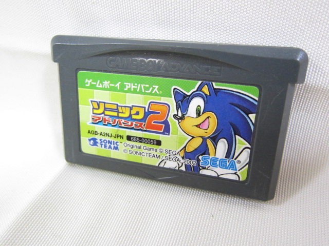 Game Boy Advance SONIC ADVANCE 2 Nintendo Japan Cartridge gbac ...