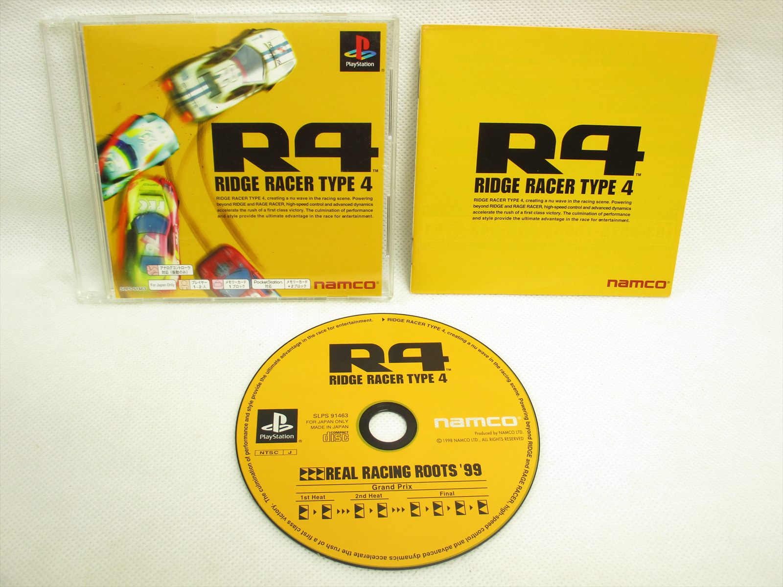 R4 Ridge Racer Type 4 Psone Books Ps1 Playstation Japan Game P1 4907892011014 Ebay