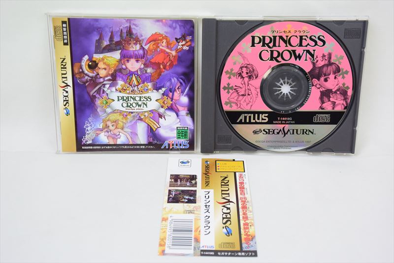 Sega Saturn Princess Crown GOOD Condition with SPINE * Japan Video Game ...