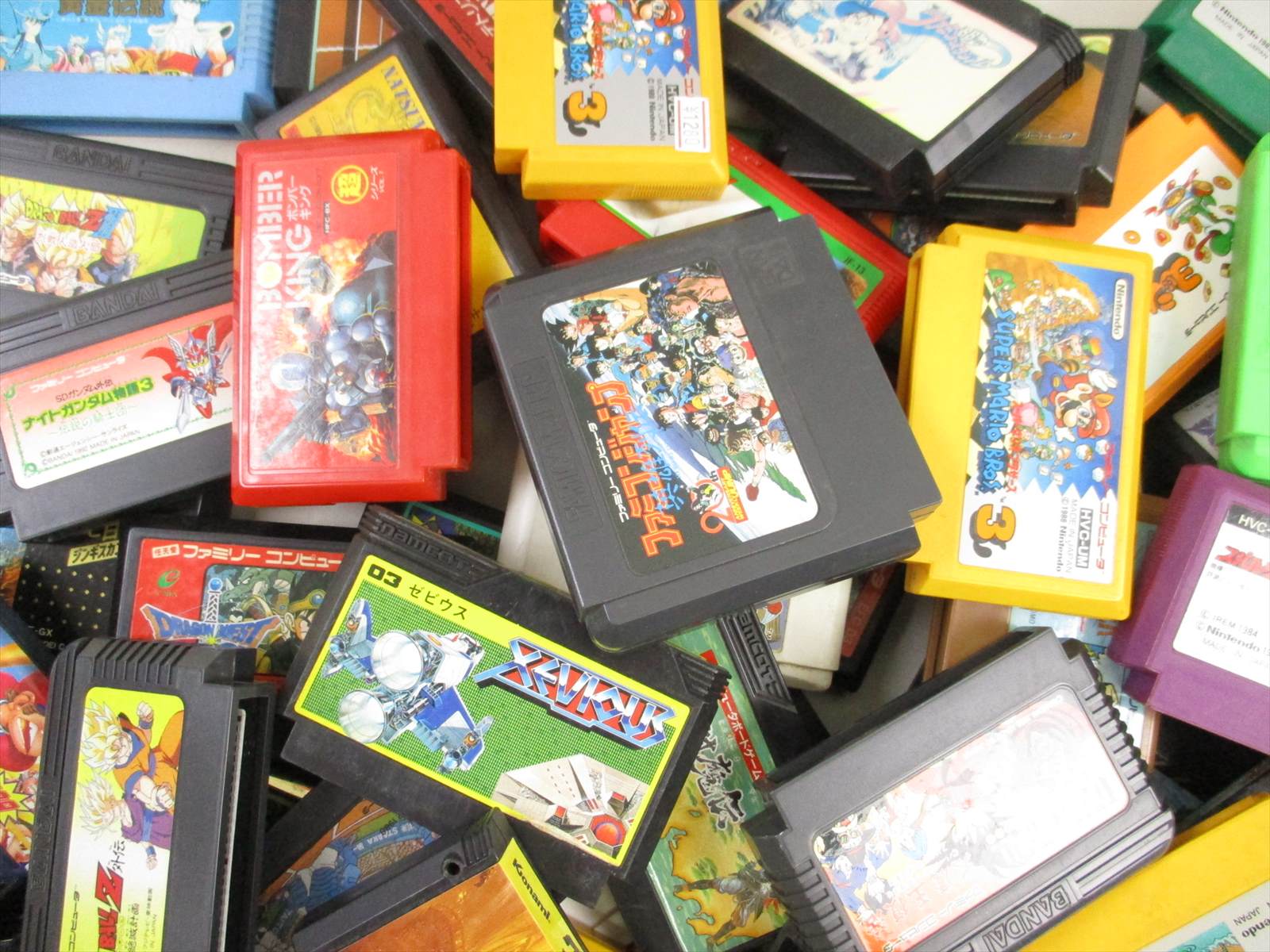 WHOLESALE FAMICOM Lot 100 Nintendo FC Japan Video Game Cartridge ...