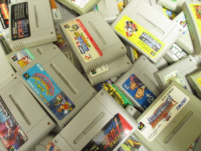 WHOLESALE SUPER FAMICOM Lot of 100 Nintendo Video Game SFC Cartridge ...