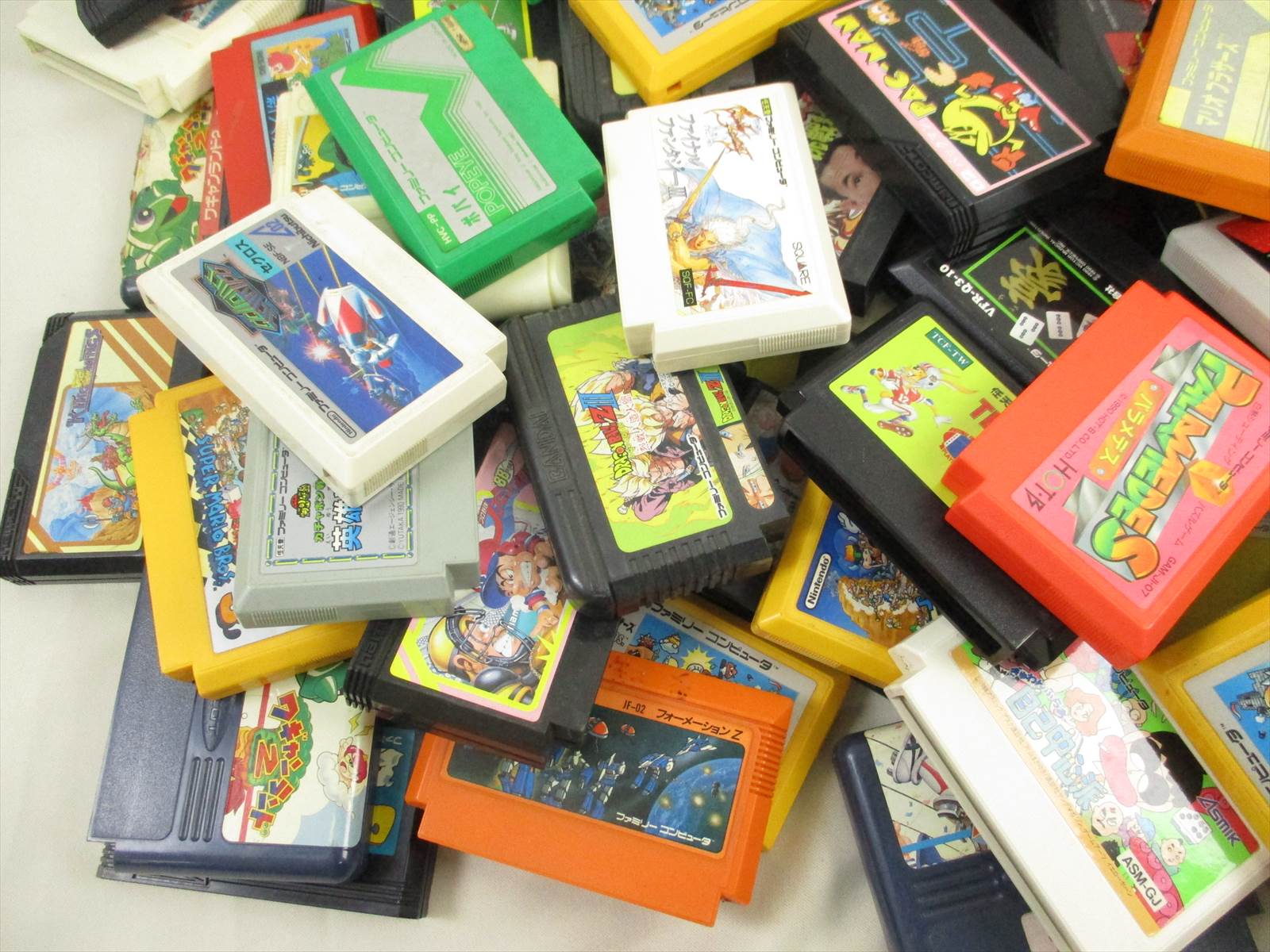 WHOLESALE FAMICOM Lot 100 Nintendo FC Japan Video Game Cartridge ...